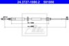 ATE 24.3727-1080.2 Cable, parking brake